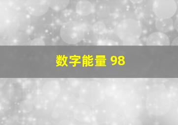 数字能量 98